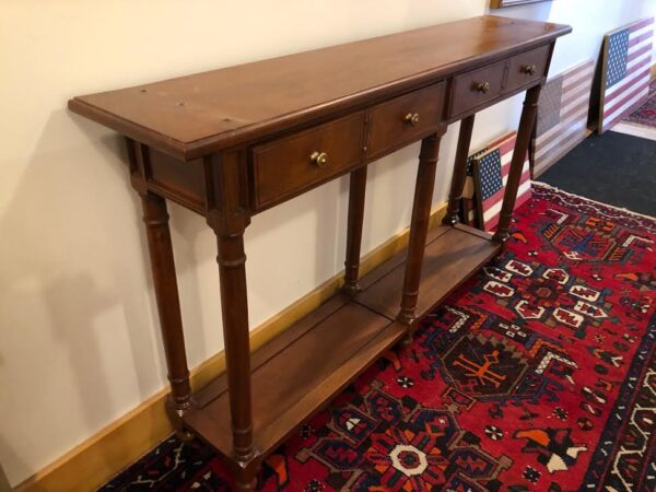 Console Two Drawer Table