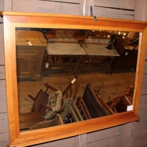 Large Pine Bedroom Mirror